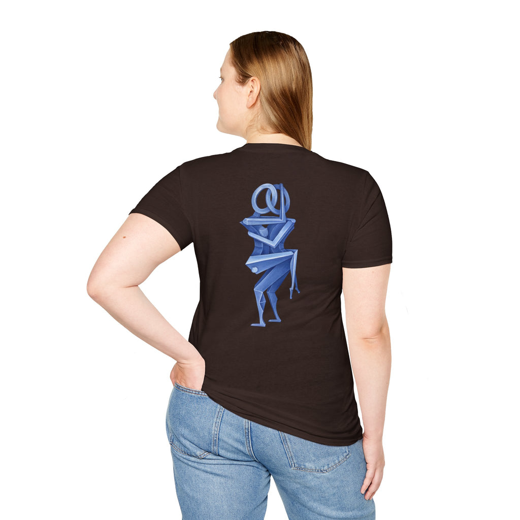Blue Lovers Art Print T-Shirt