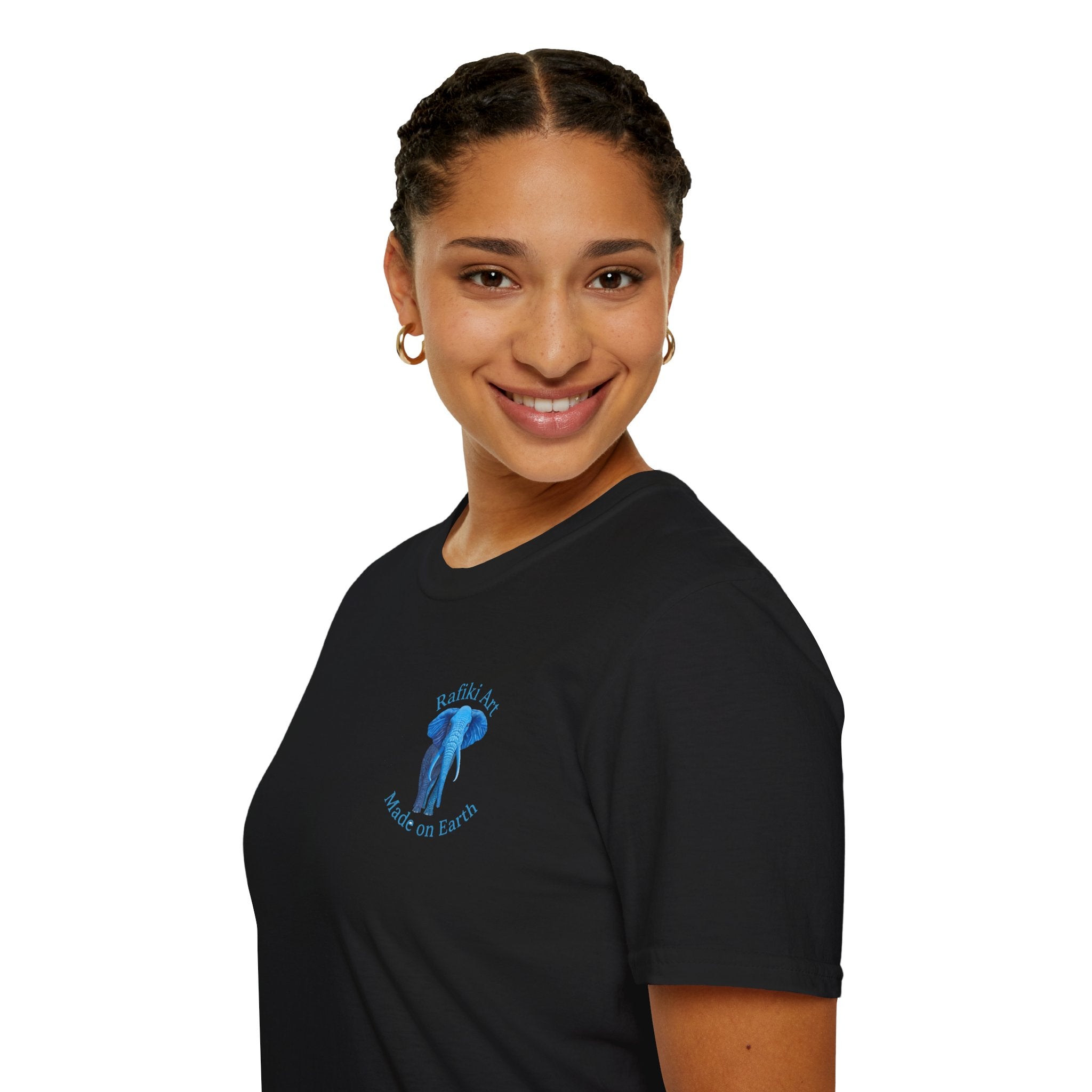 Safari Blue Elephant T-Shirt