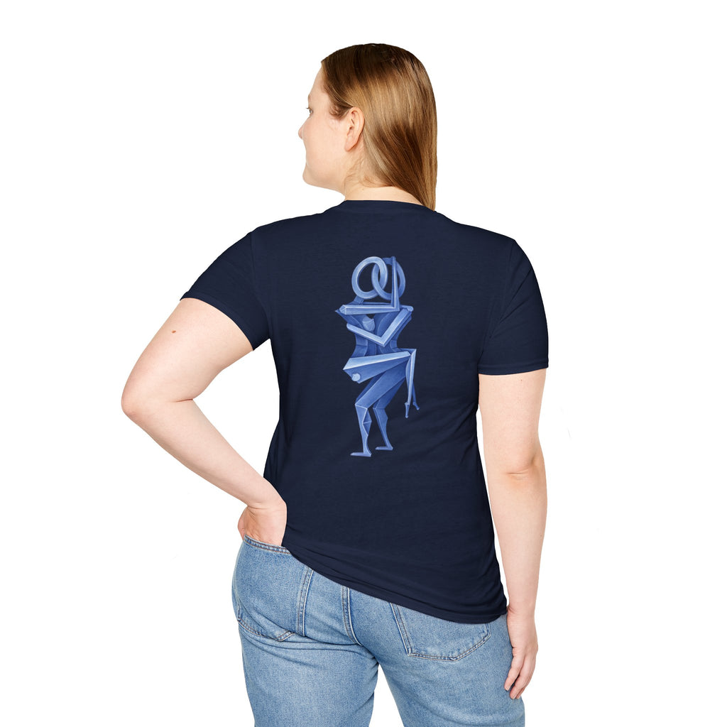 Blue Lovers Art Print T-Shirt