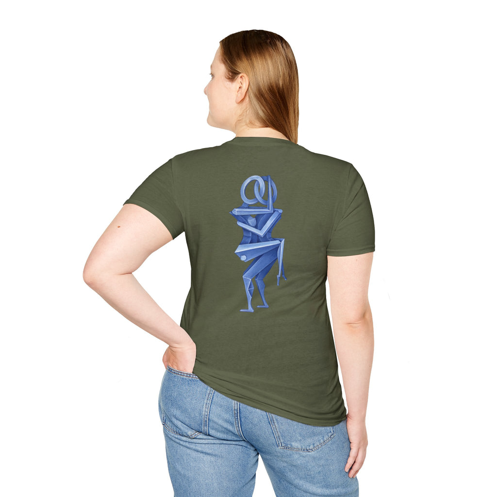 Blue Lovers Art Print T-Shirt