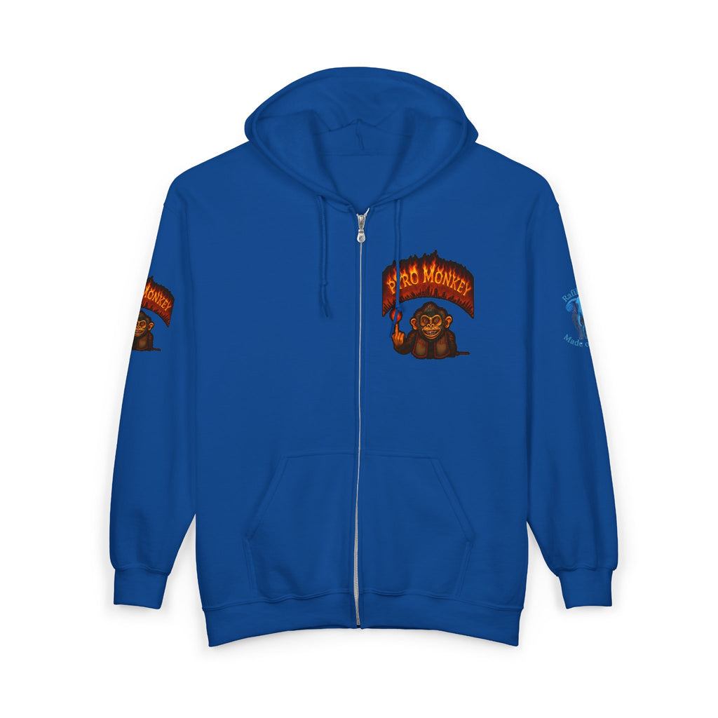 Pyro Monkey Zip Hoodie
