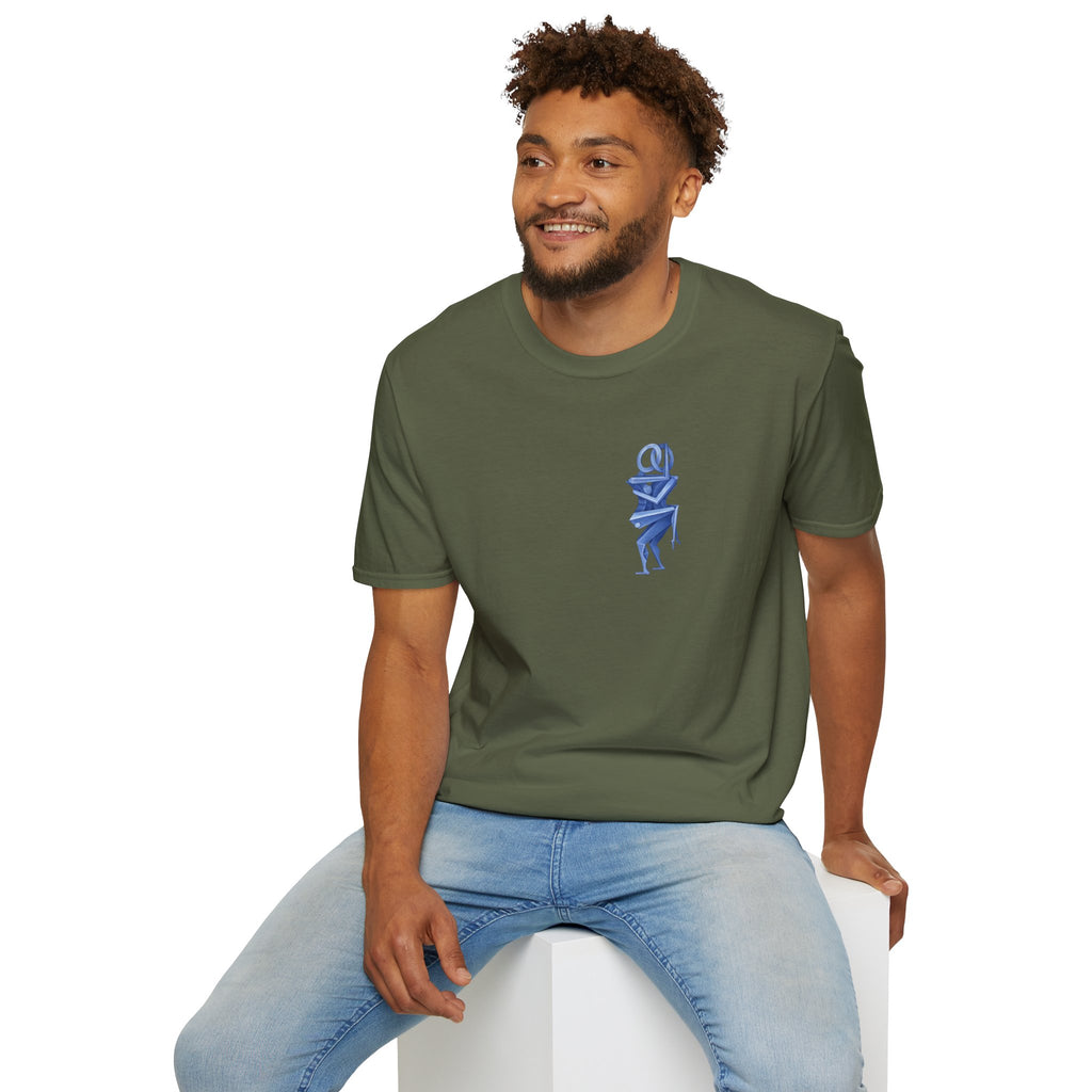 Blue Lovers Art Print T-Shirt