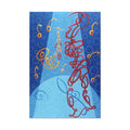 Sax Man Stretched Canvas Print