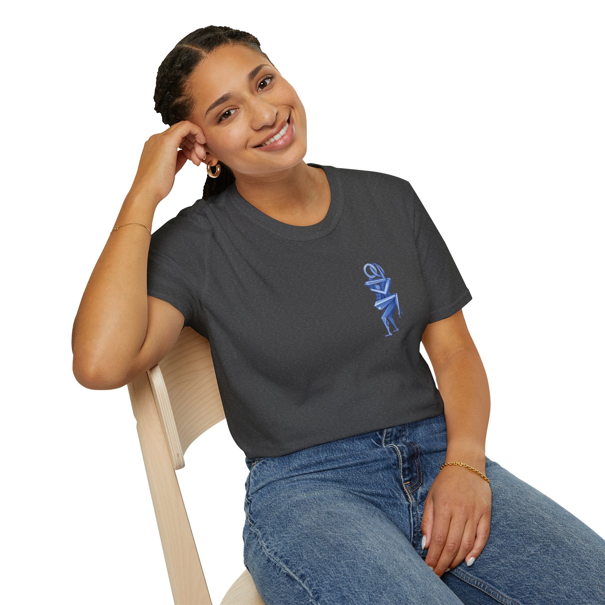 Blue Lovers Art Print T-Shirt