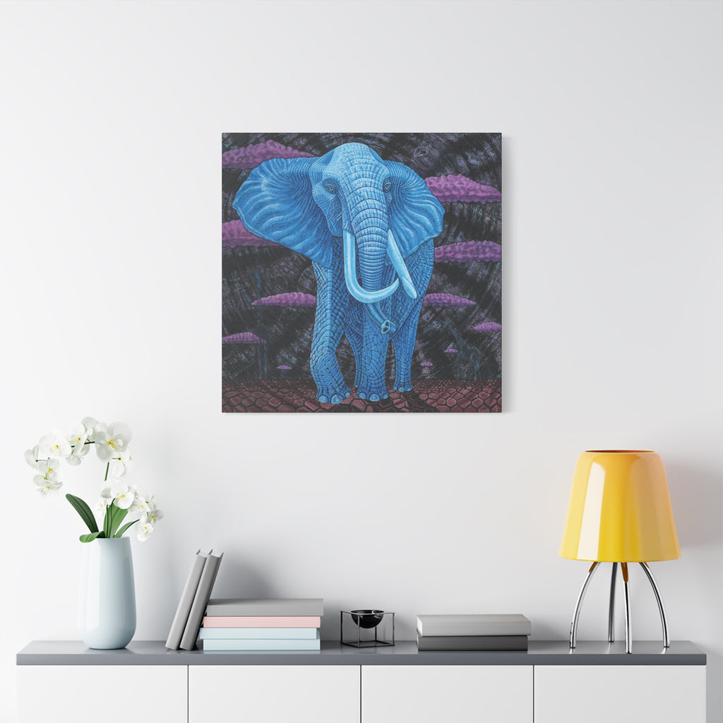 midnight at Lake Manyarra Stretched Canvas Print