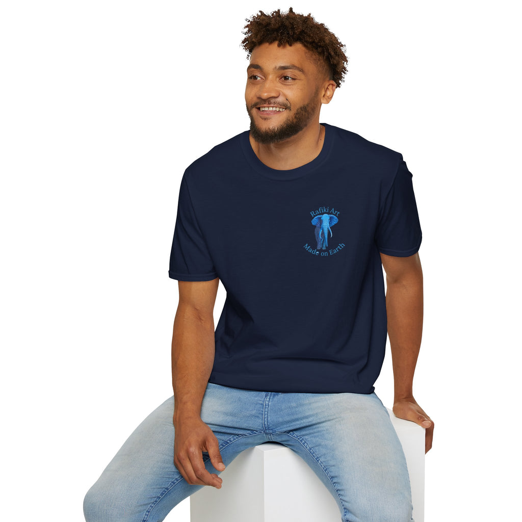 Safari Blue Elephant T-Shirt