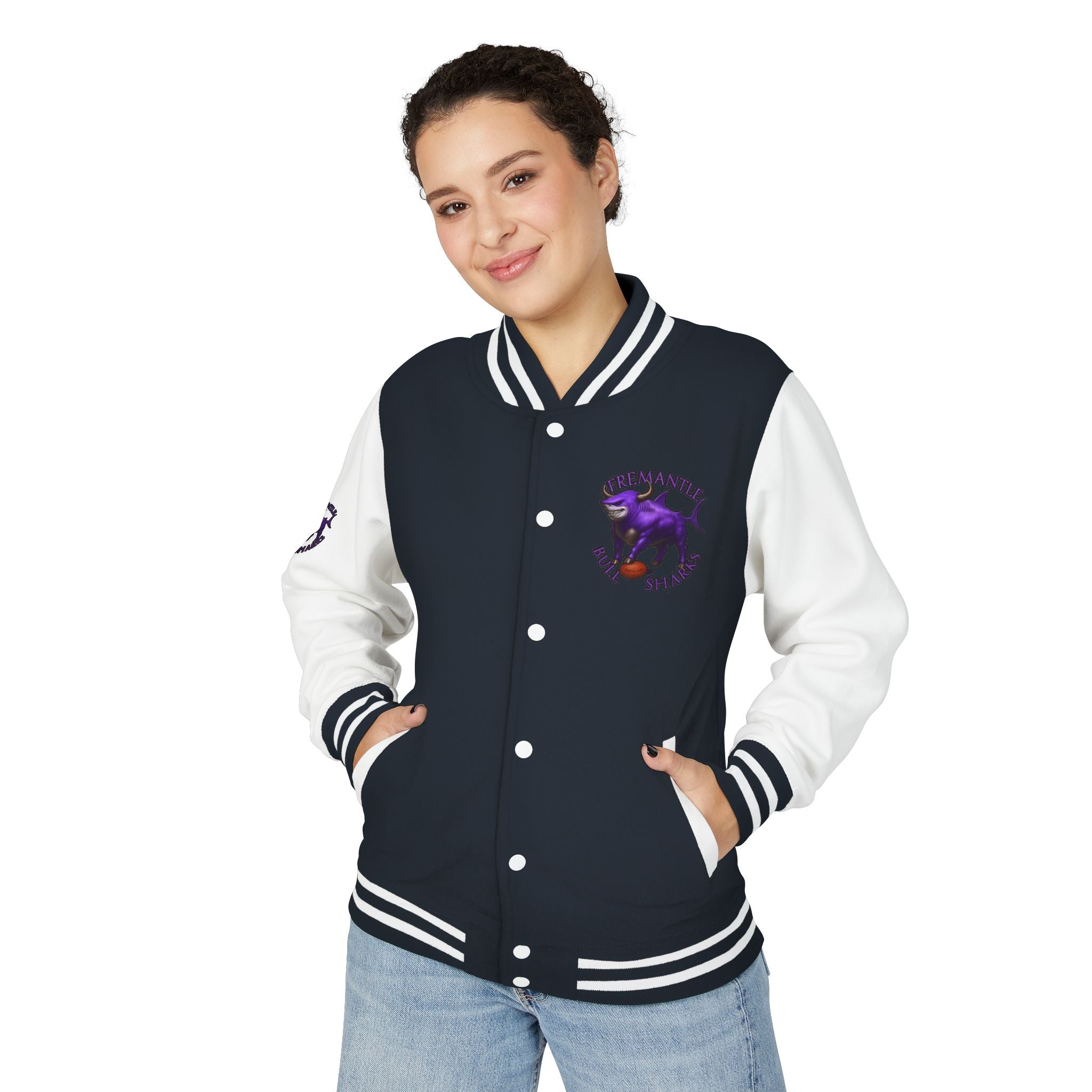 A Fremantle Bull Sharks Letterman Jacket