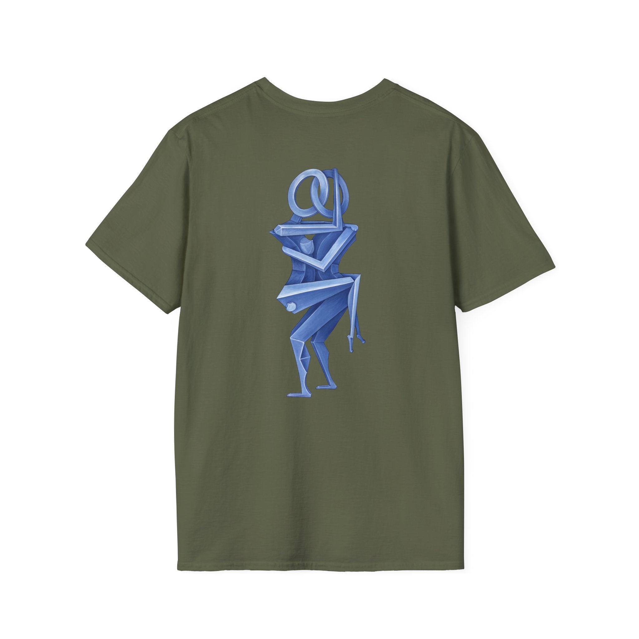 Blue Lovers Art Print T-Shirt