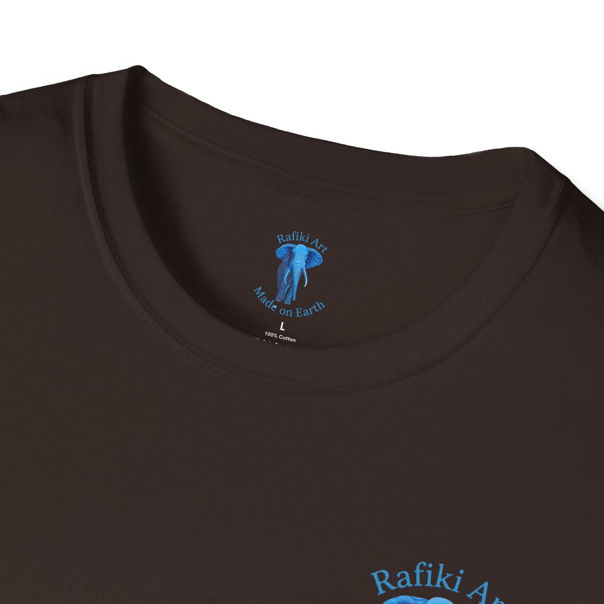 1A. Safari Blue Elephant T-Shirt
