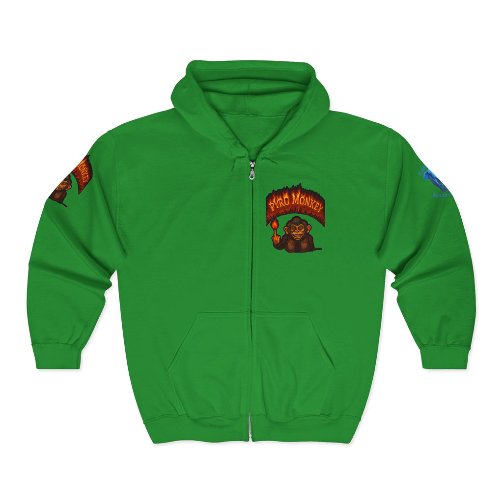 Pyro Monkey Zip Hoodie