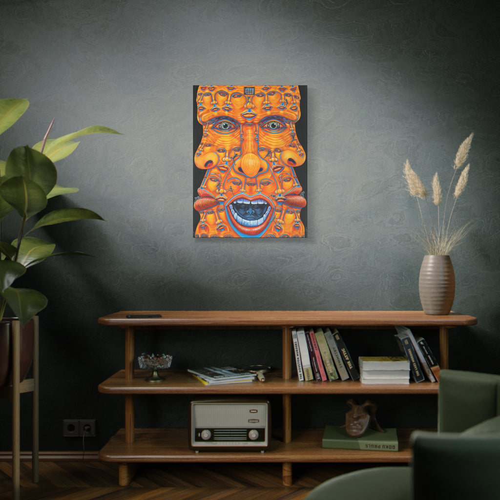 Trying to escape my mind. Stretched Canvas Print — LJ Camille Art