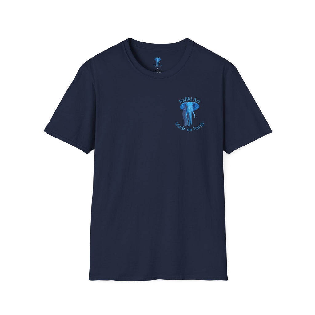 Safari Blue Elephant T-Shirt