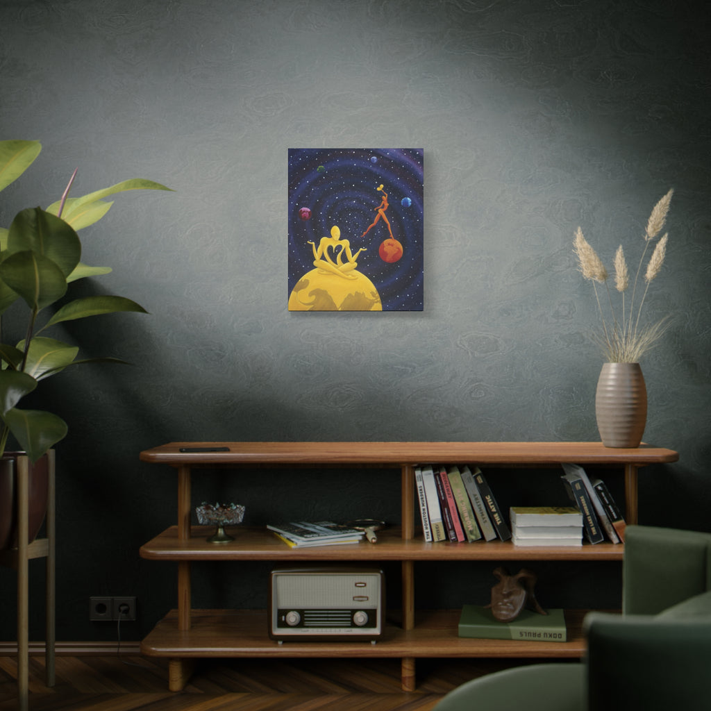 The Lover's. Worlds Apart. Stretched Canvas print