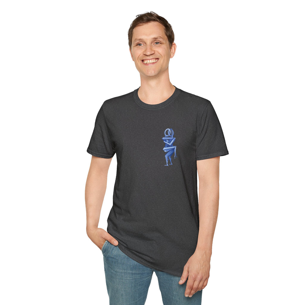 Blue Lovers Art Print T-Shirt