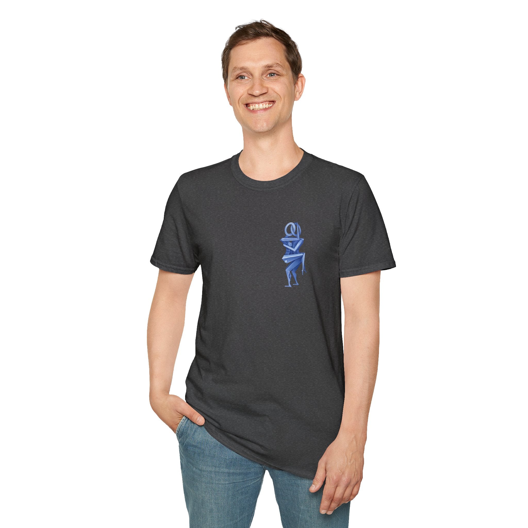 Blue Lovers Art Print T-Shirt