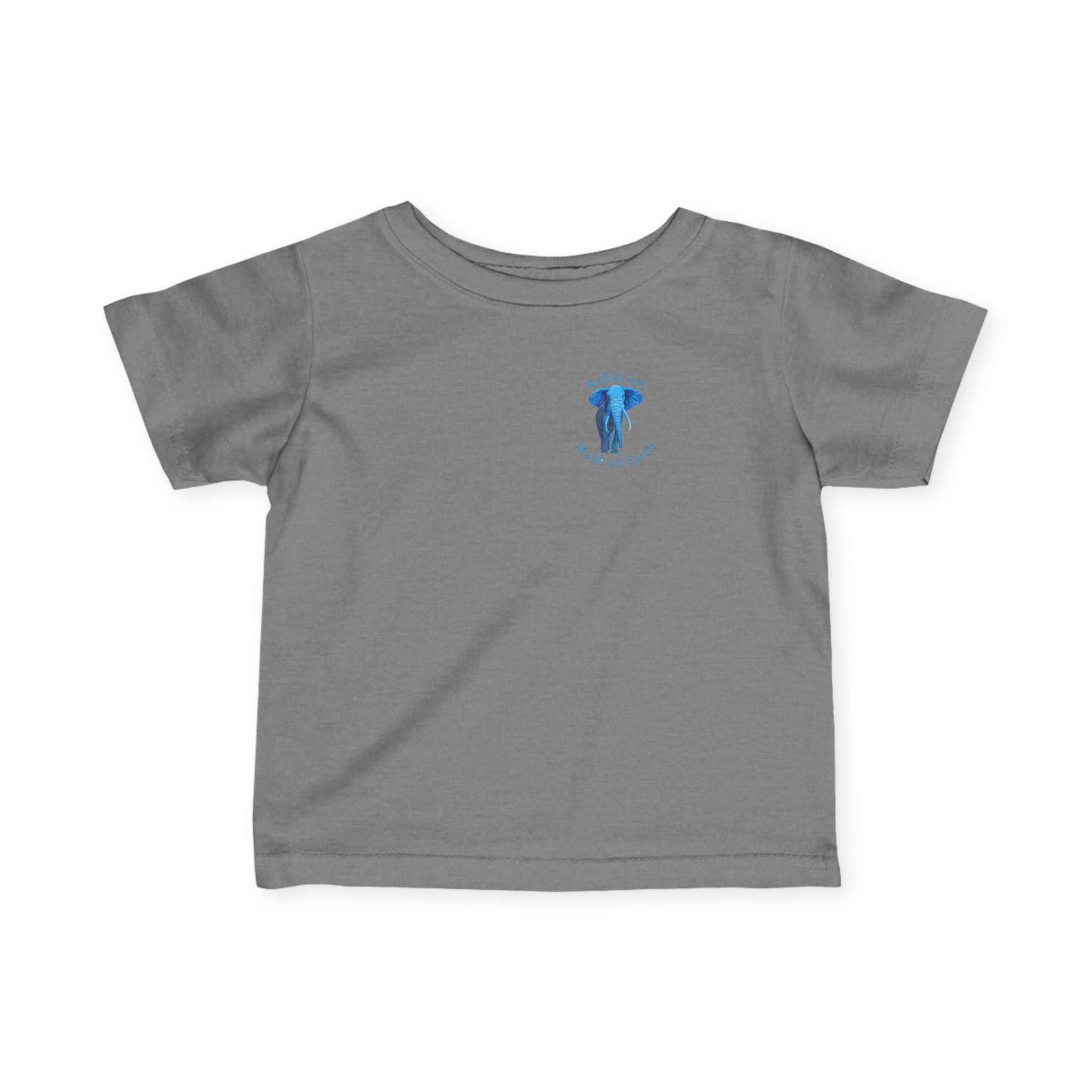 Blue Safari Elephant Infant Tee