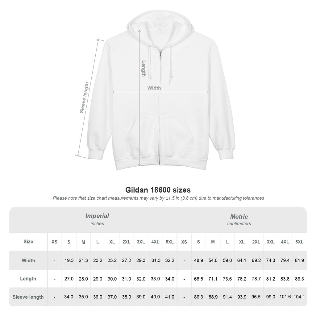 Blue Elephant Full-Zip Hoodie