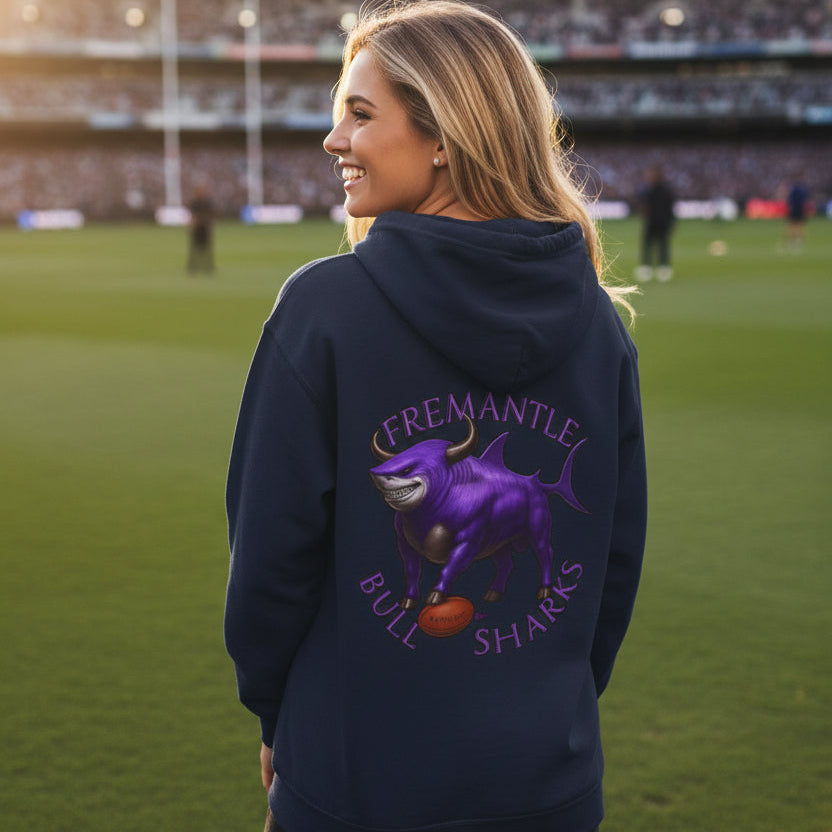 Fremantle Bull Sharks Zip Up Hoodie