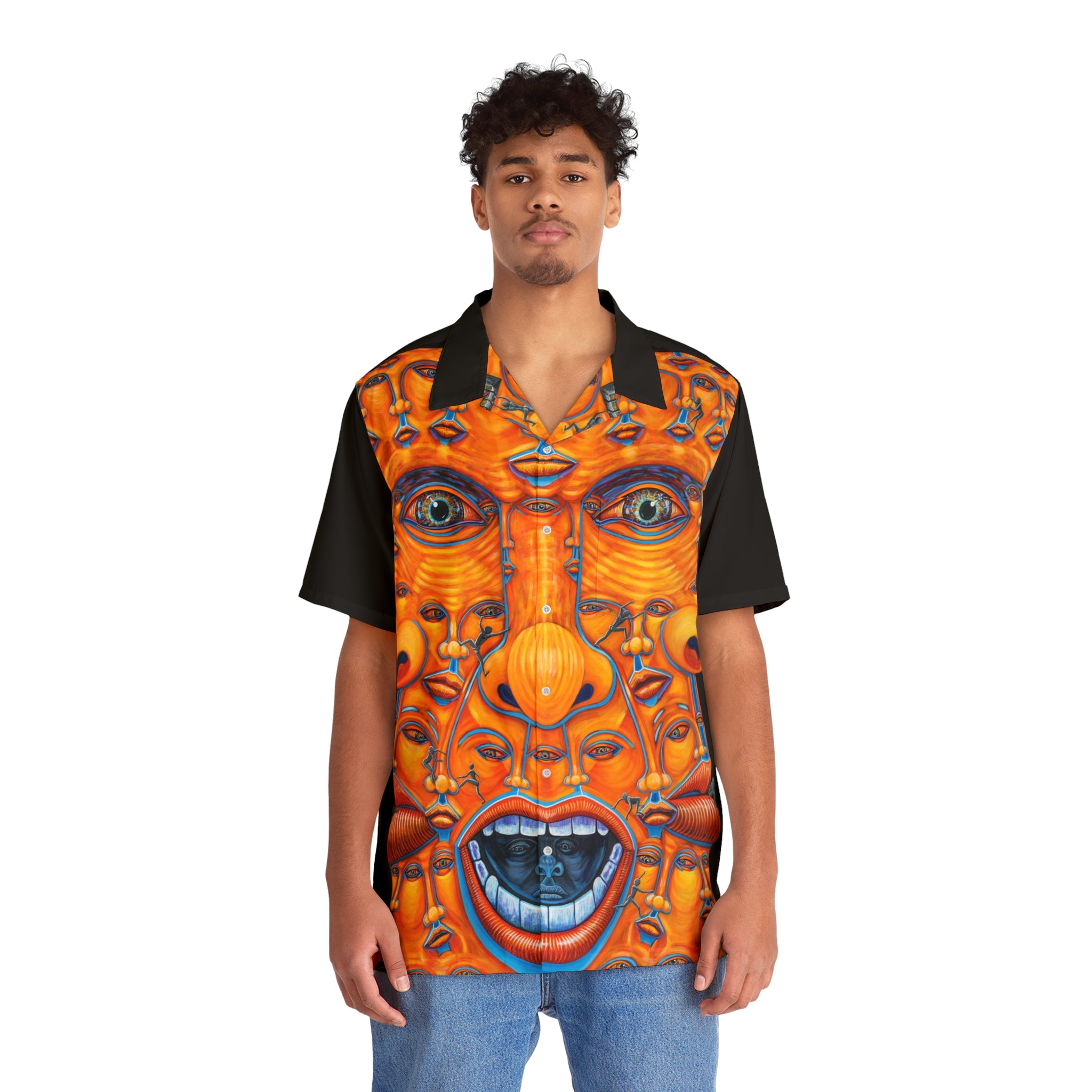 Escape My Mind Hawaiian Shirt — Men's AOP Art Print