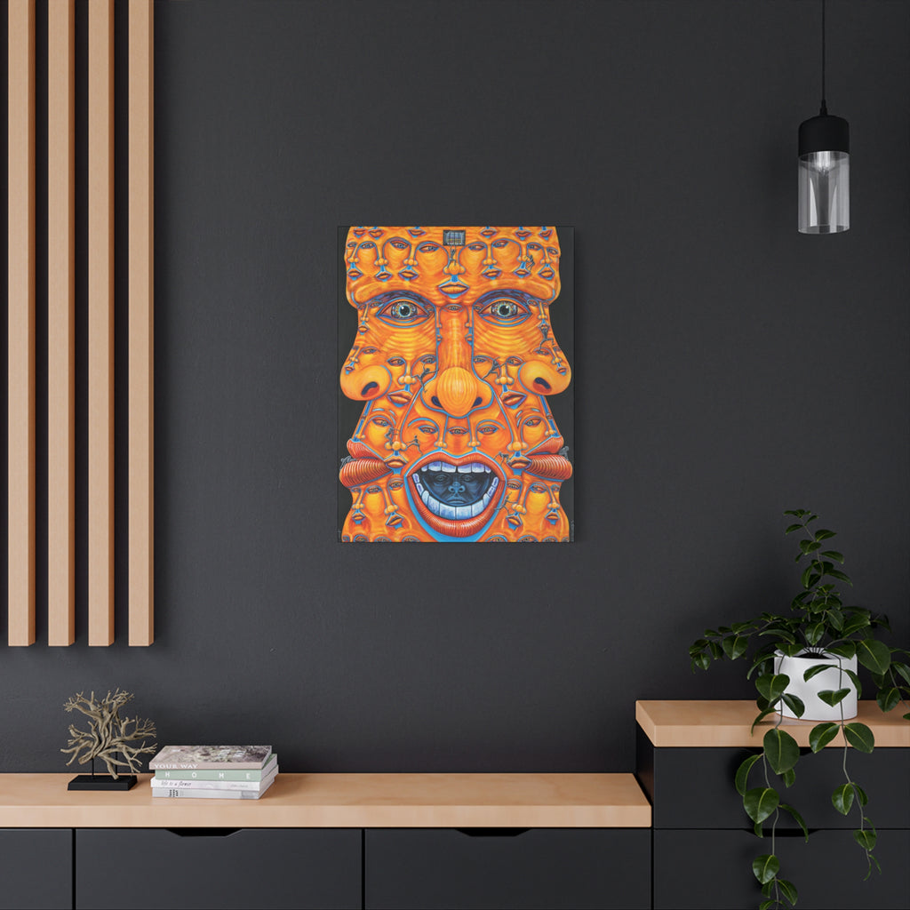 Trying to escape my mind. Stretched Canvas Print — LJ Camille Art