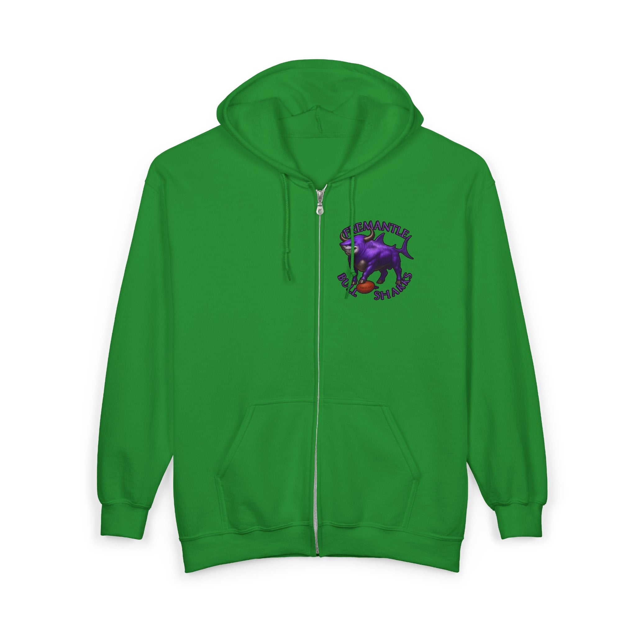 1R. Fremantle Bull Sharks Zip Up Hoodie