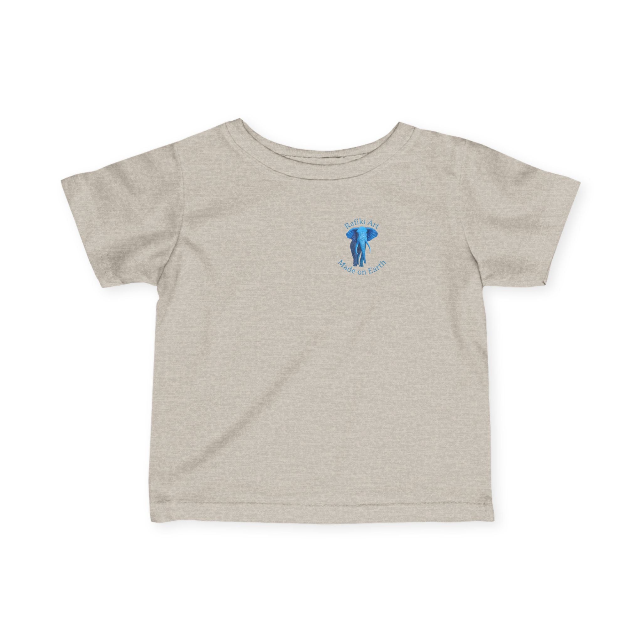 Blue Safari Elephant Infant Tee