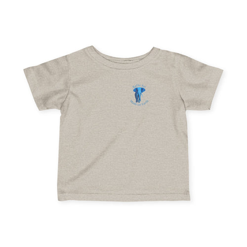 Blue Safari Elephant Infant Tee