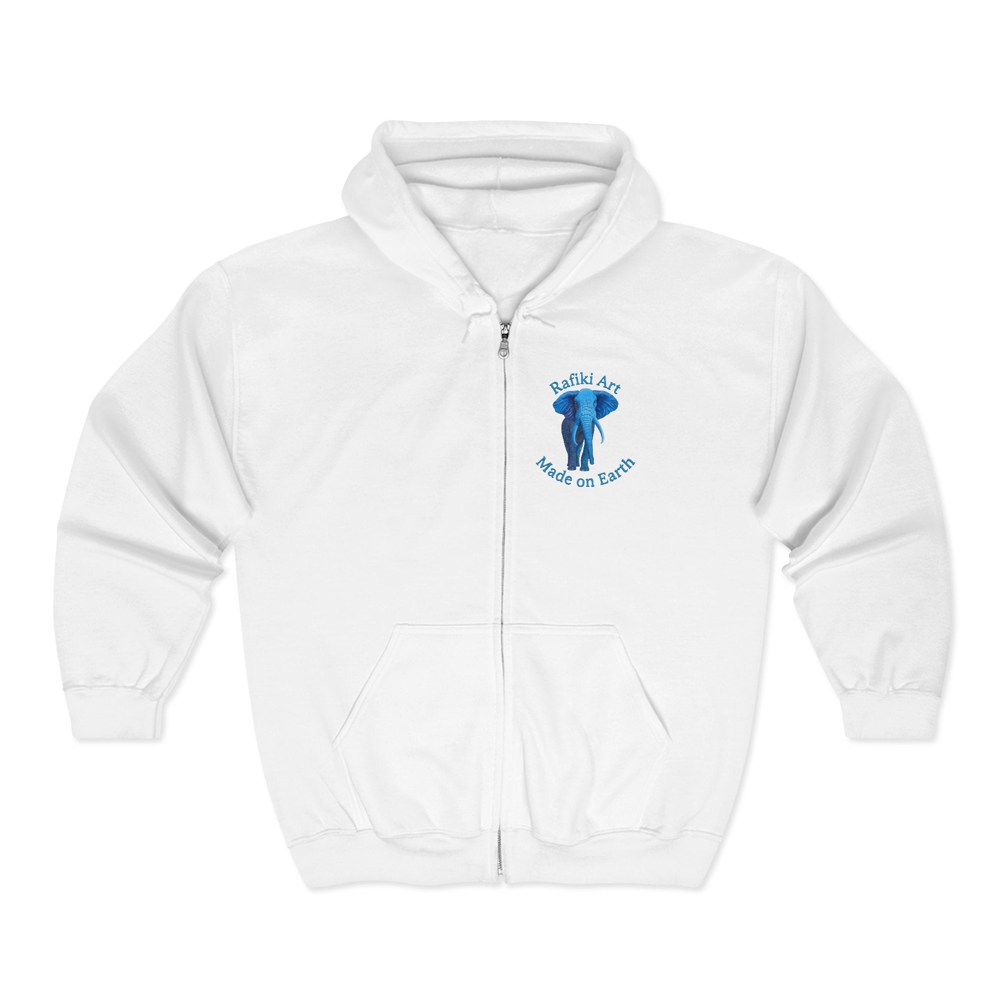 Blue Elephant Full-Zip Hoodie