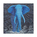 Safari Blue 2, Stretched Canvas Print