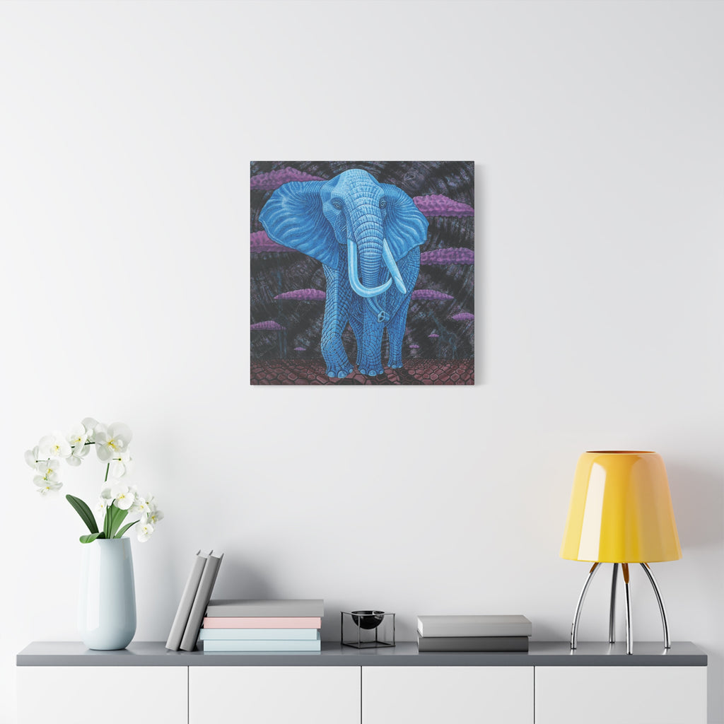 midnight at Lake Manyarra Stretched Canvas Print