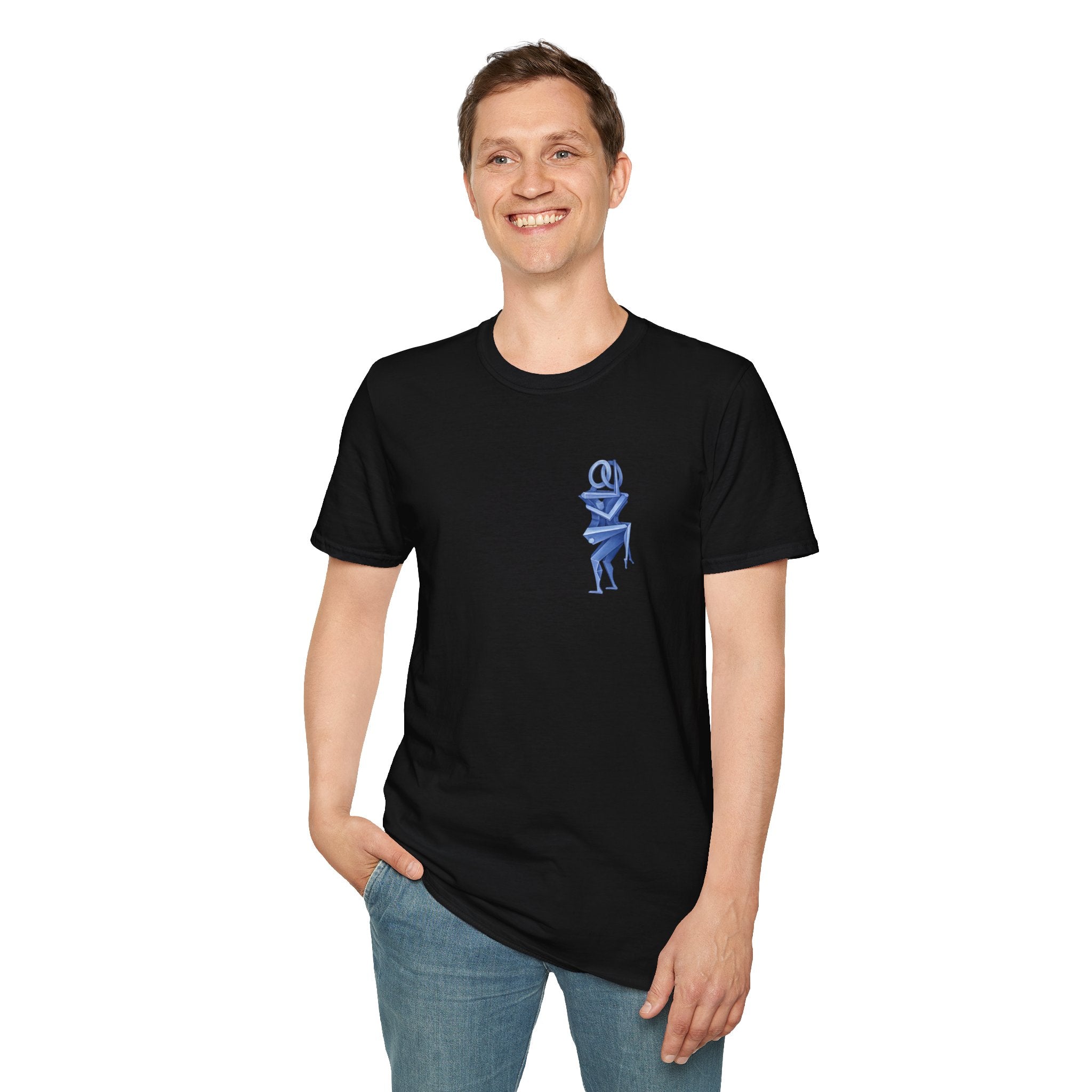 Blue Lovers Art Print T-Shirt