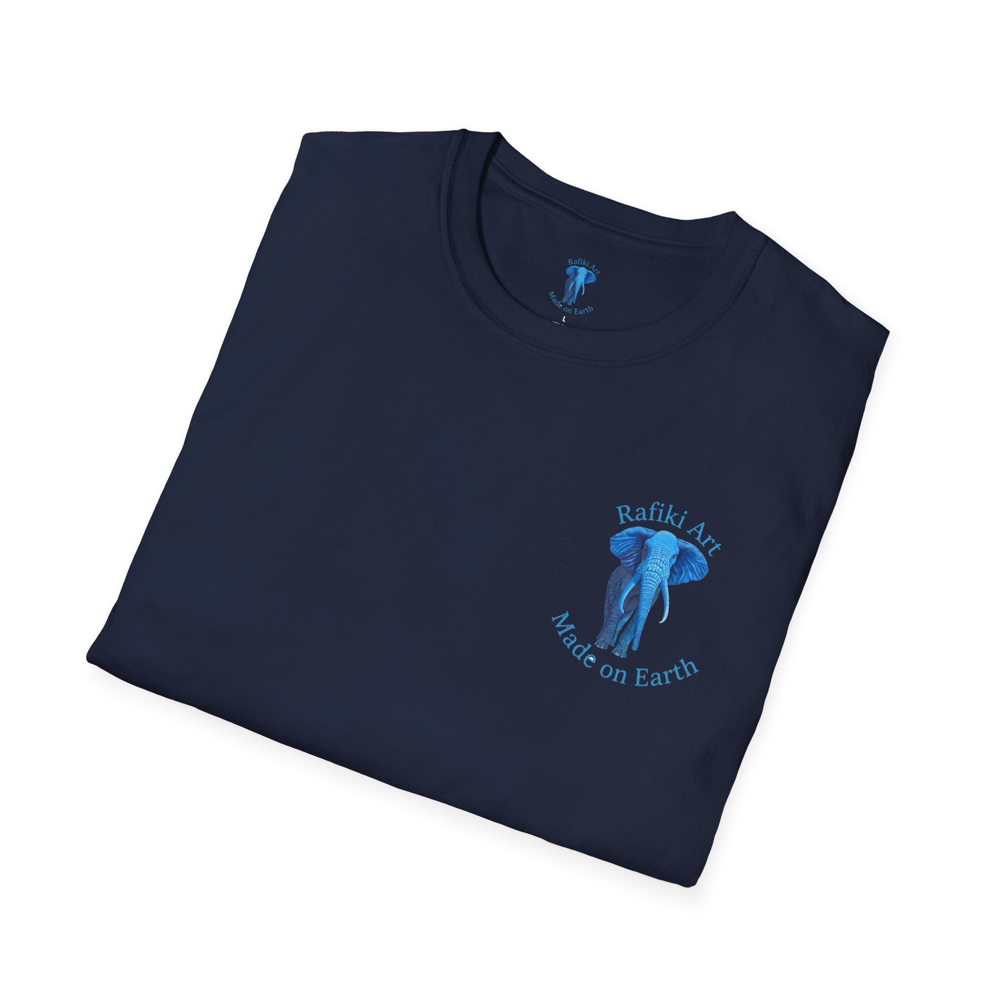 Safari Blue Elephant T-Shirt
