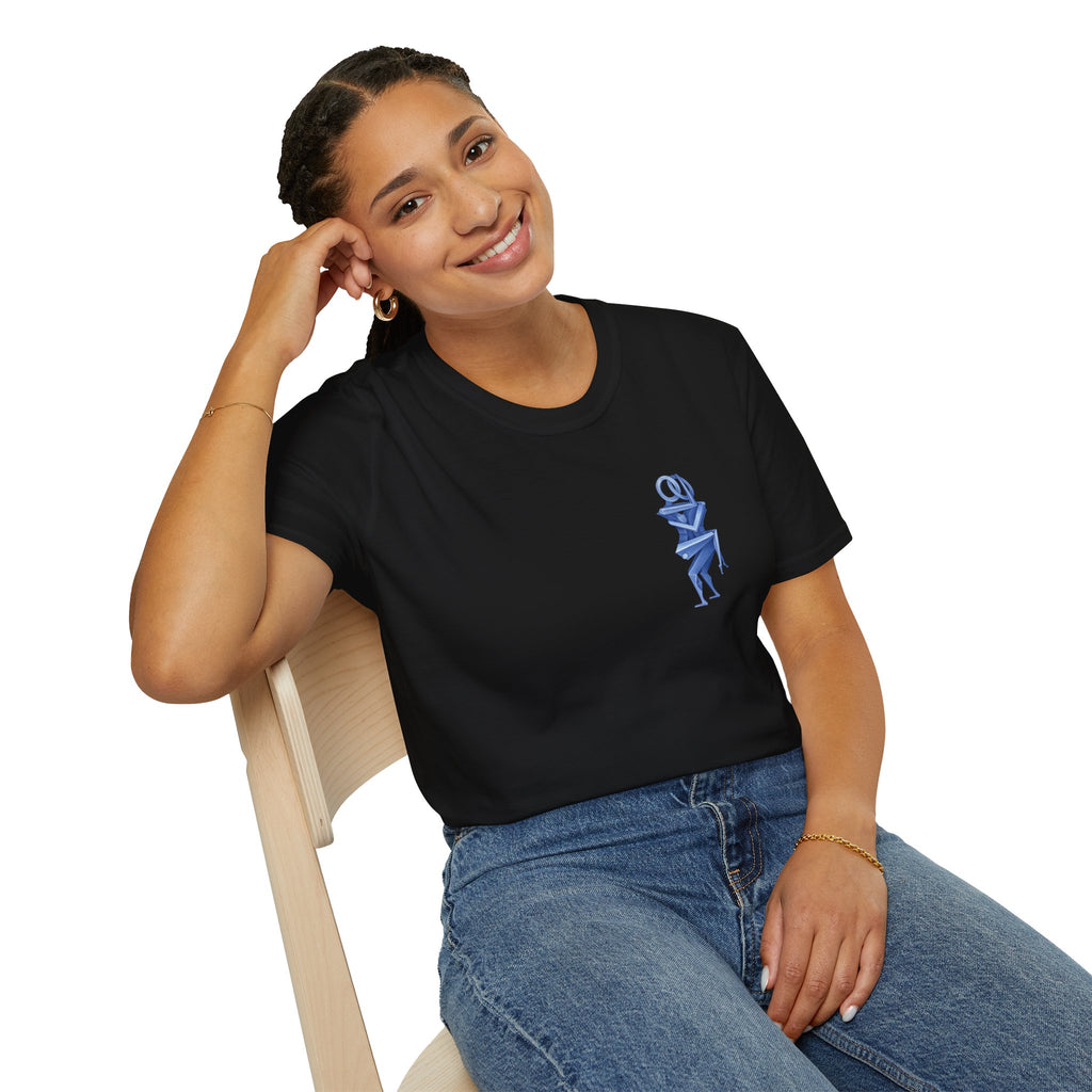 Blue Lovers Art Print T-Shirt
