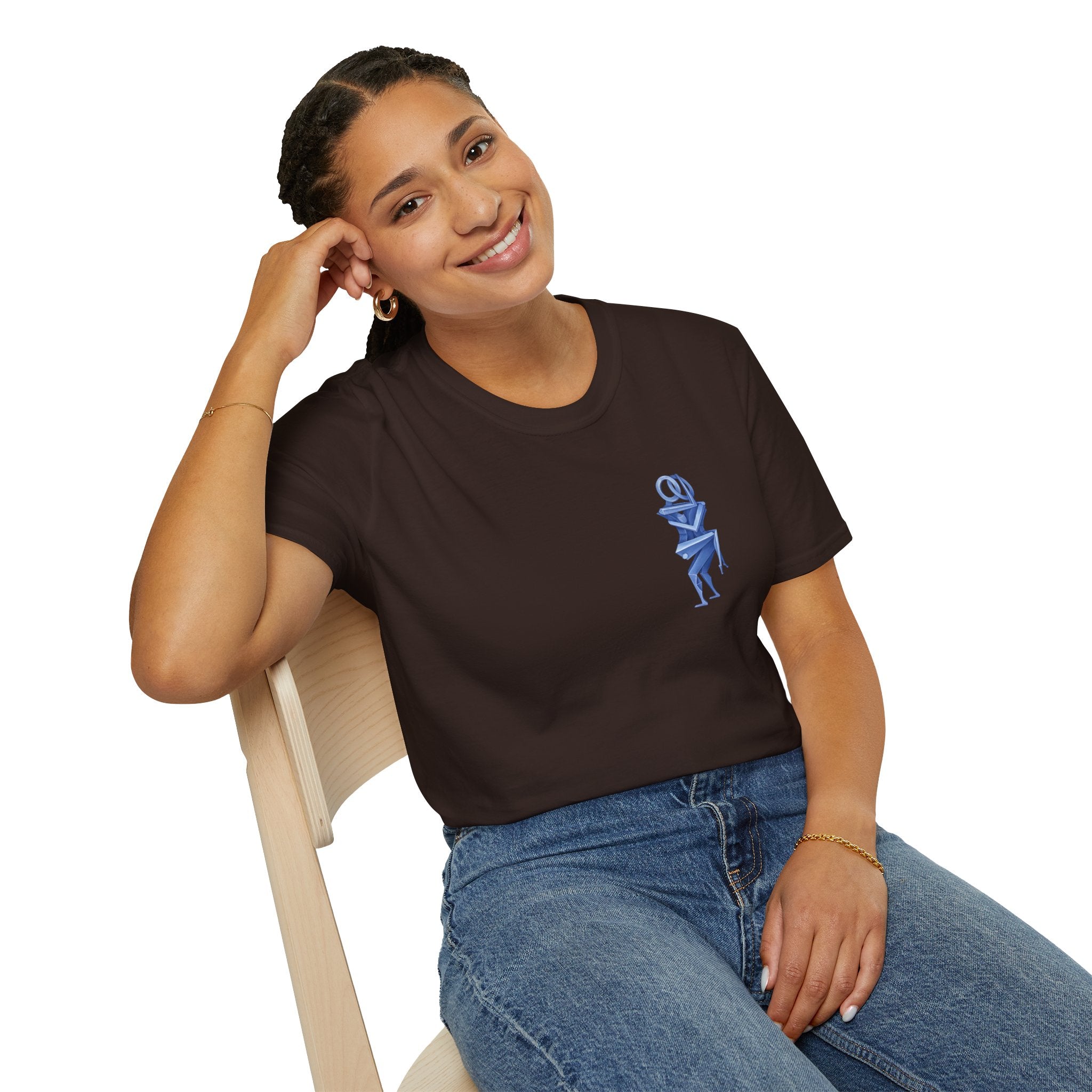 Blue Lovers Art Print T-Shirt