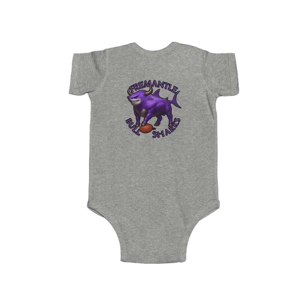 Kids Infant Bodysuit — Fremantle Bull sharks Baby Onesie