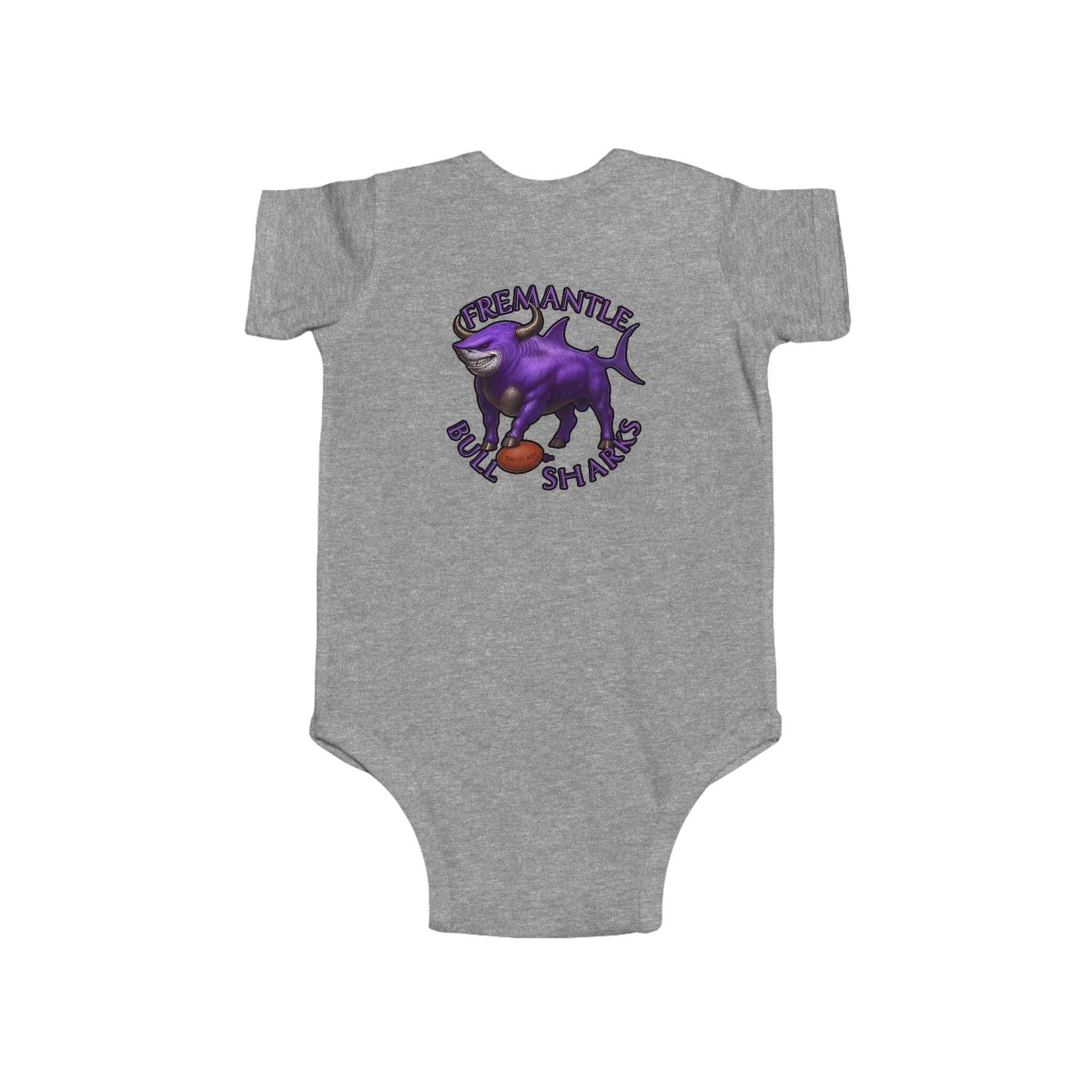 Kids Infant Bodysuit — Fremantle Bull sharks Baby Onesie
