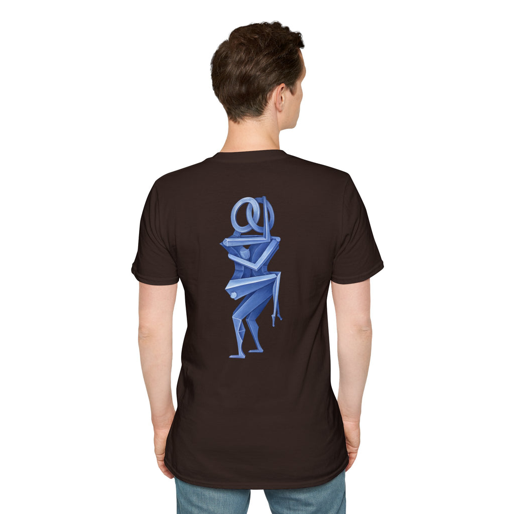 Blue Lovers Art Print T-Shirt
