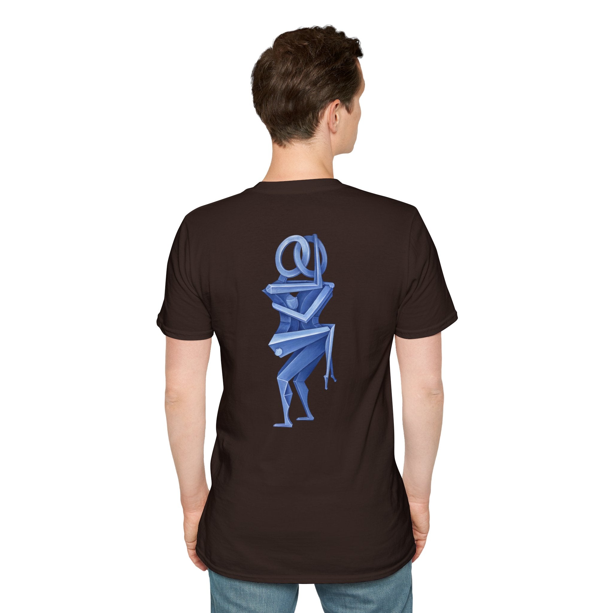 Blue Lovers Art Print T-Shirt