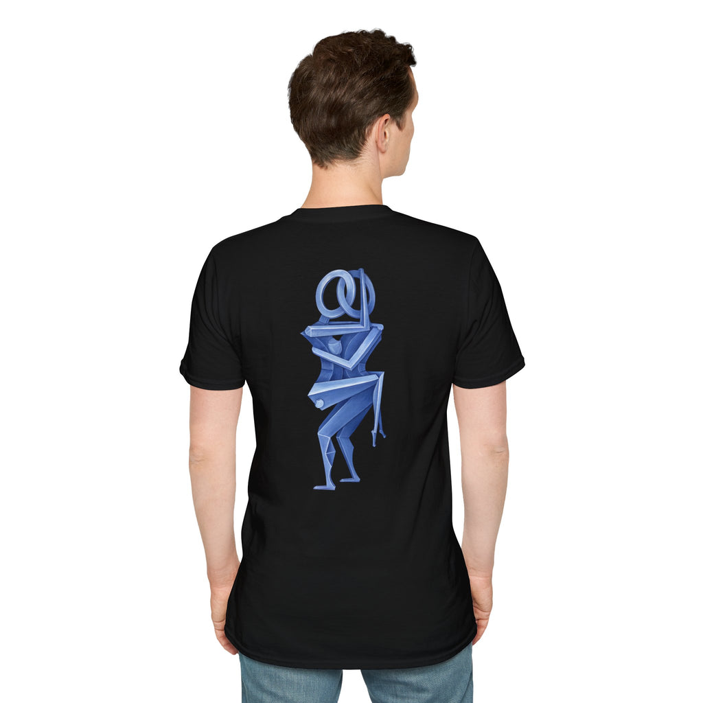 Blue Lovers Art Print T-Shirt