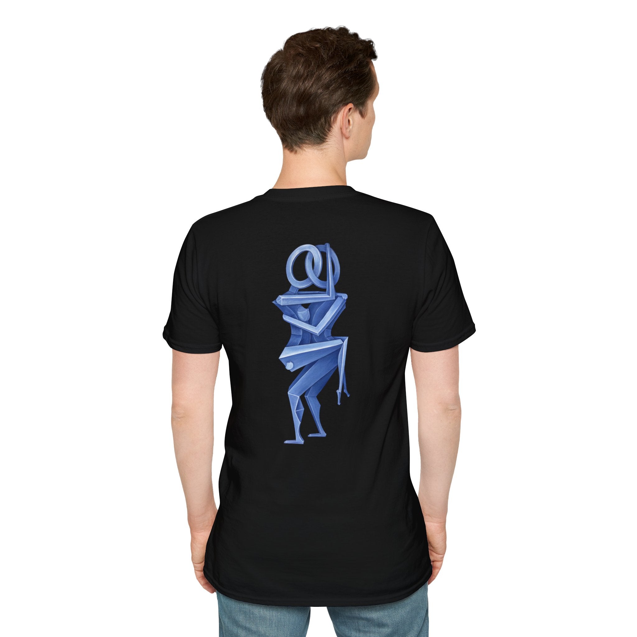 Blue Lovers Art Print T-Shirt
