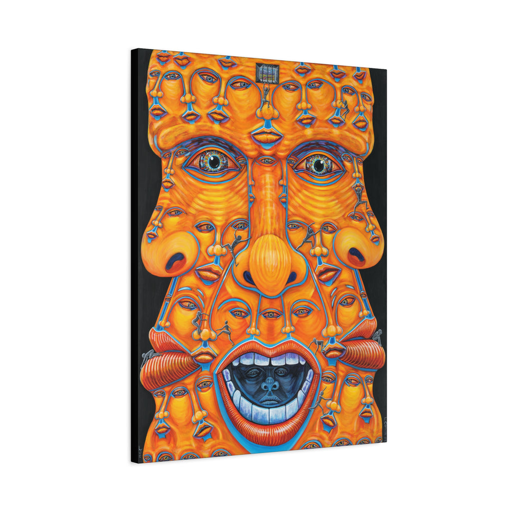 Trying to escape my mind. Stretched Canvas Print — LJ Camille Art