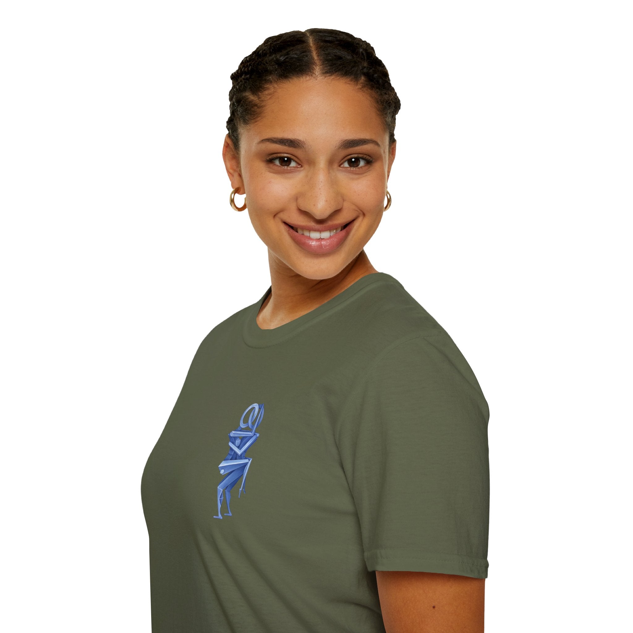 Blue Lovers Art Print T-Shirt
