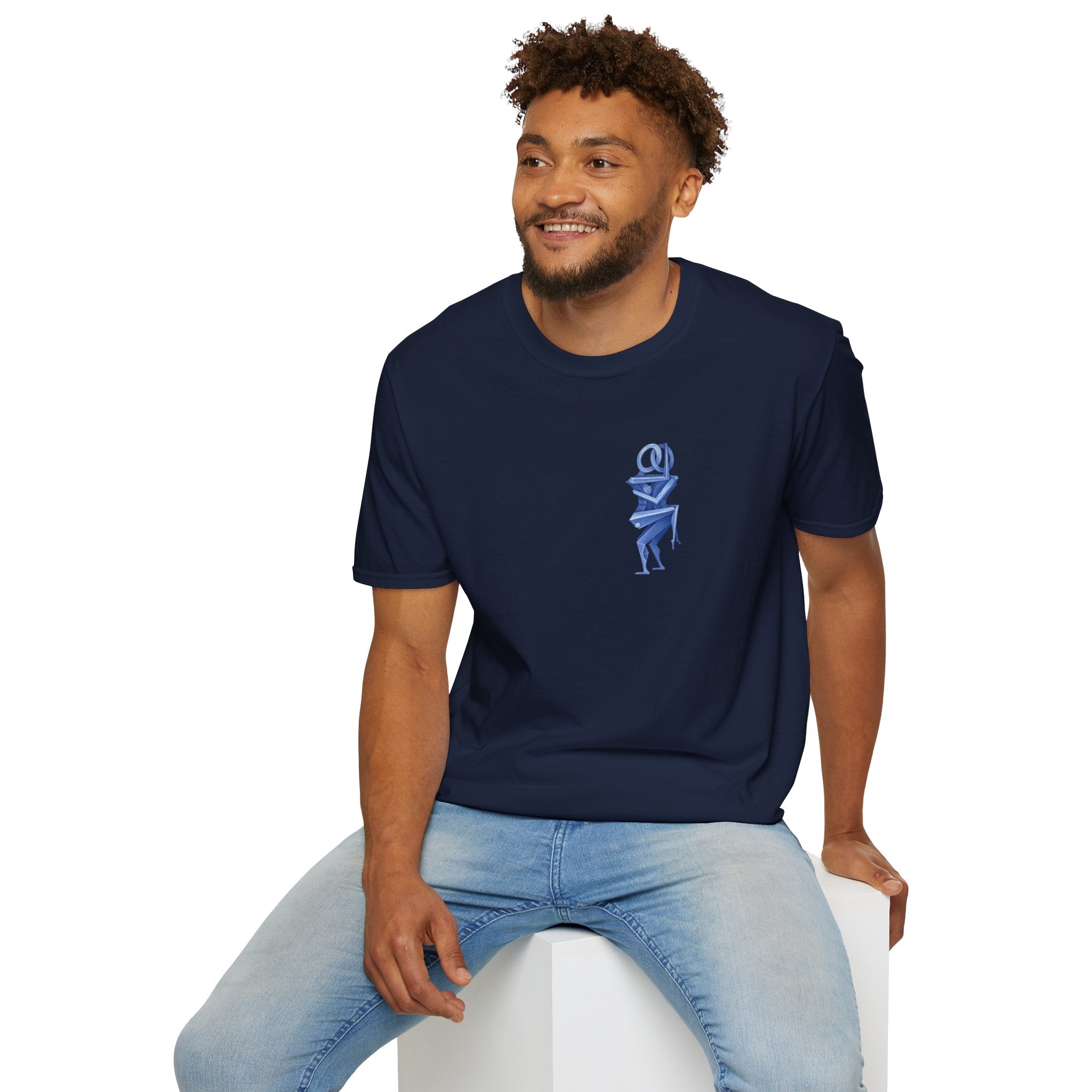 Blue Lovers Art Print T-Shirt