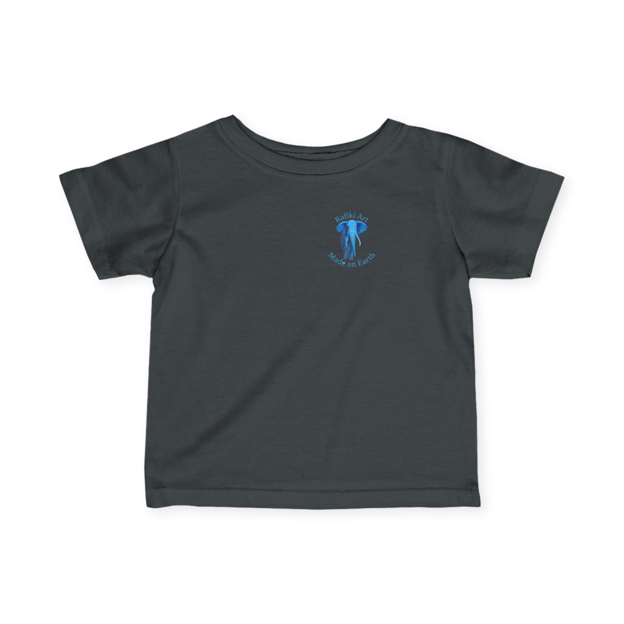 Blue Safari Elephant Infant Tee