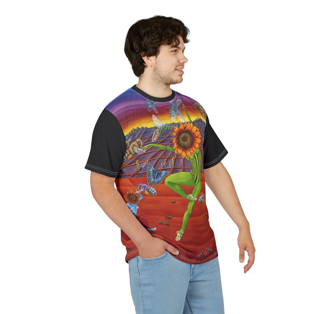 Honey and The Bees All-Over T-Shirt — Spring Floral AOP Tee