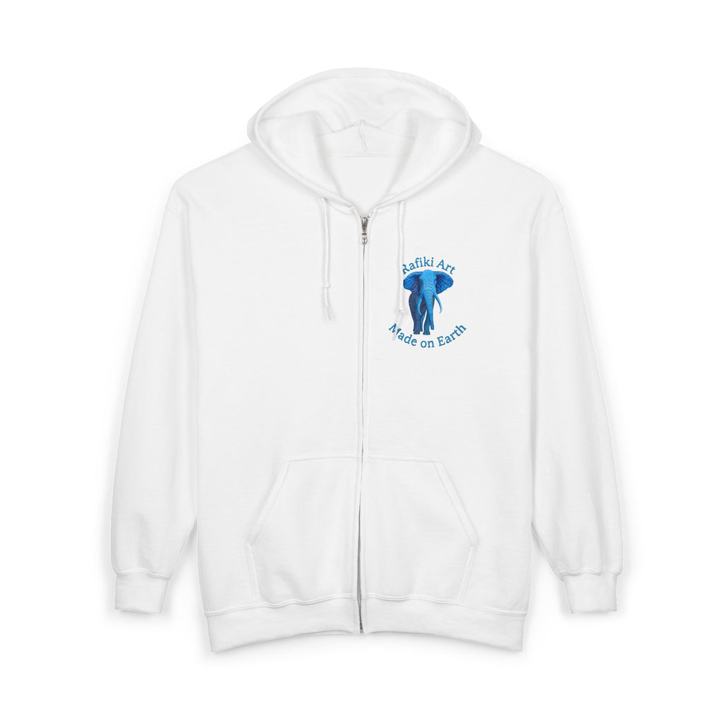 Blue Elephant Full-Zip Hoodie