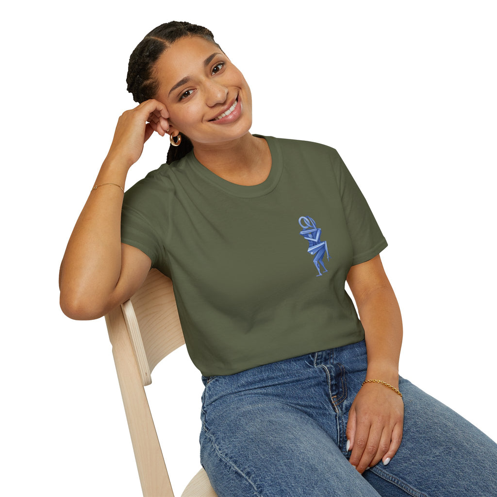 Blue Lovers Art Print T-Shirt