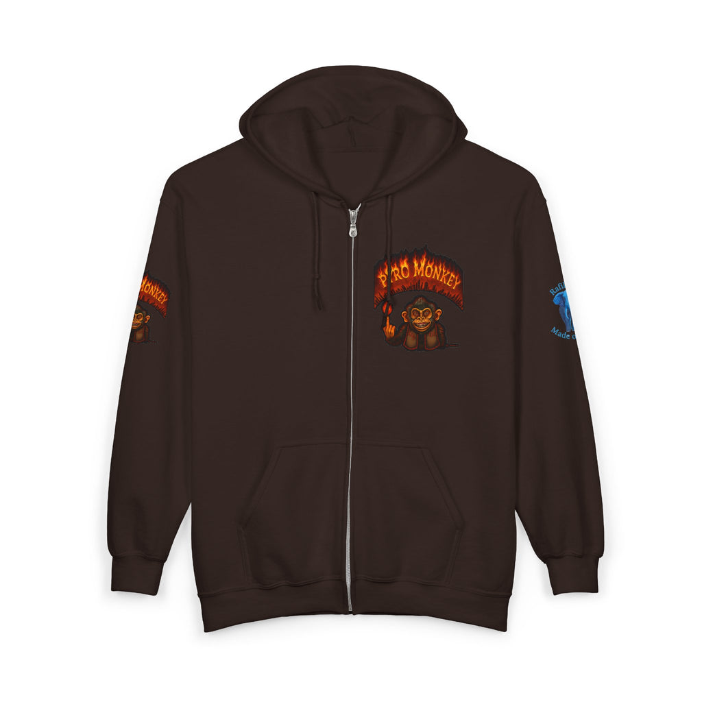 Pyro Monkey Zip Hoodie